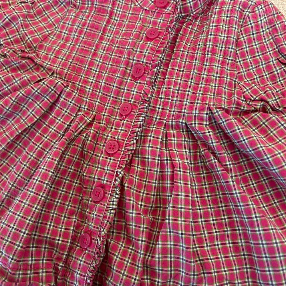 Baby Gap 2008 Pink‎ Flannel Baby Button Down Shirt